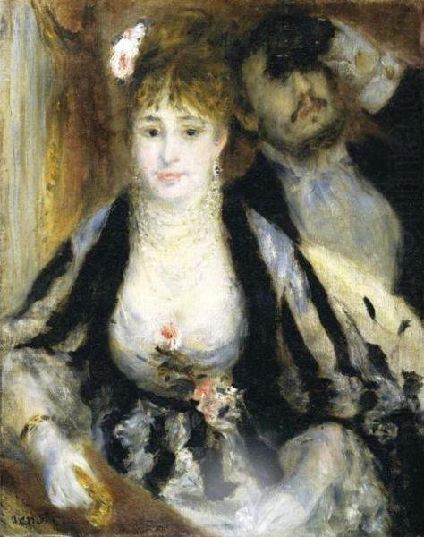 Pierre Auguste Renoir La loge or lavant scene china oil painting image